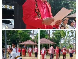 HUT ke-80 RI, Upacara di Betang Sutoyo Pontianak Berlangsung Meriah dan Khidmat