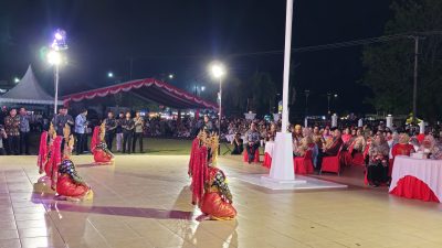 Danlanal Bintan Hadiri Malam Hiburan Sempena HUT Ke-80 Kemerdekaan RI