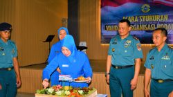 Prajurit dan ASN Kodaeral I Sambut Komandan Baru dan Gelar Syukuran Validasi Organisasi Kodaeral I