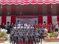 Danlanal Simeulue Hadiri Upacara Pengibaran Bendera Merah Putih dan Detik-Detik Proklamasi HUT Ke-80 Kemerdekaan RI di Kabupaten Simeulue