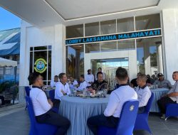 Danlanal Sabang Terima Kunjungan Walikota Sabang di Mako Lanal Sabang