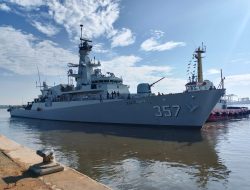 Sukses Laksanakan Satgas AMNEX 2025, KRI Bung Tomo-357 Tiba Kembali di Belawan