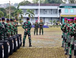 Tetap Jaga Situasi Konfusif di Ambon, Kodaeral IX Laksanakan Apel Gelar Pasukan