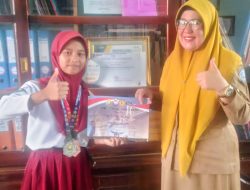Nasyra, Siswi SD Negeri 37 Kendari Juara III KKI Sulawesi Tenggara