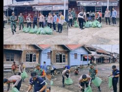 Terima kasih Sebesar – Besarnya Disampaikan oleh Pemerintah Desa Atas Partisipasi Kapolres Langsa Dalam Kegiatan Peduli Lingkungan Di Desa Teulaga Tujuh