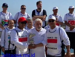 Membanggakan: Prestasi Aiptu Hamzah Basri Personel Polres Kolut Berhasil Juara Dua di Ajang Rosatom Fishing Tournament Internasional