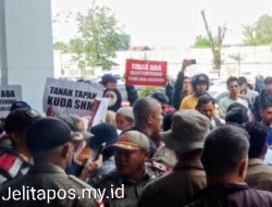 Warga Tapak Kuda Kembali Berunjuk Rasa Datangi Pemkot Kendari, Sekda Kota Kendari Minta Tetap Tenang dan Tertib