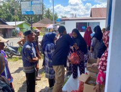 Turun Ke Lapangan Salurkan Bantuan, Anggota DPRD Pasaman Nurul Afif, Bantu Warga Pandam Yang Terisolasi Bencana