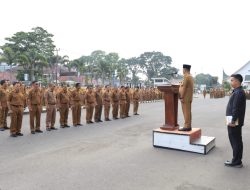 Apel Perdana di Tahun 2026, Bupati Welly Suhery : ASN Kerja Setengah Hati Akan Dievaluasi