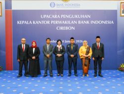 UPACARA PENGUKUHAN KEPALA KANTOR PERWAKILAN BANK INDONESIA CIREBON BERJALAN KHIDMAT
