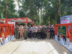 Resmikan Jembatan Bailey Sungai Lasi, Bupati Welly Suhery Apresiasi Kolaborasi Pusat dan TNI