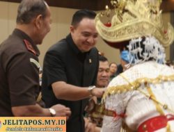 Garinca Reza Pahlevi, S.I.Kom., M.M. Ketua Komisi I DPRD Provinsi Lampung Hadiri Launching Aplikasi Centurion-21
