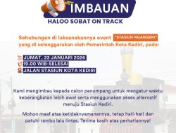 KAI Daop 7 Madiun Imbau Pelanggan Atur Waktu Keberangkatan Imbas Kegiatan “Stasiun Ngangen” di Kediri