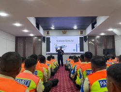 Pastikan Keamanan dan Keselamatan Untuk Penumpang Pasca Nataru, KAI Services Gelar Pembinaan Petugas Keamanan Stasiun