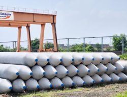 Dipercaya pada Proyek Energi Strategis, WSBP Suplai 11.089 Batang Spun Pile untuk Proyek UCC Tangguh di Papua Barat