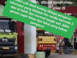 Diduga Mobil Pelangsir Fuso dan Truk Terpantau Kamera  Lagi Isi BBM subsidi Di SPBU 24.352.43 Way Lunik 