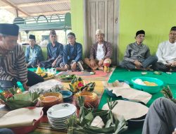 Warga Masyarakat Antusias Hadiri Acara Nyadran di TPU Makam Sari Desa Tri Harjo Merbau Mataram 