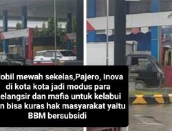 Woww !! Lagi Lagi Terpantau Mobil Pelangsir Terpantau Kamera Tim media Lagi Isi BBM subsidi Di SPBU 24.351.126 Jalan Antasari Kota Bandar Lampung