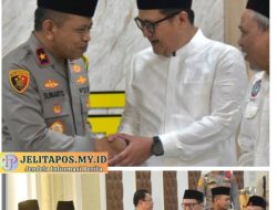 Buka Puasa Bersama Forkopimda di Mapolda Lampung di Hadiri ketua DPRD dan Gubernur Lampung 