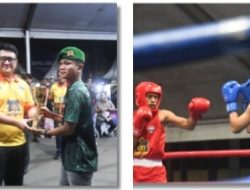 Ketua DPRD Provinsi Lampung A Giri Akbar Apresiasi Atlet Pada Kejuaraan Tinju, Polresta 2026 