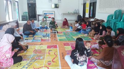Babinsa Lemahwungkuk Dampingi Rembug Stunting Program 1000 HPK