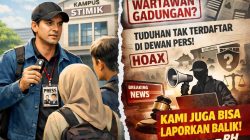 Dituding Wartawan Gadungan, RH: Itu Konfirmasi Mahasiswa, Kami Juga Bisa Tempuh Jalur Hukum
