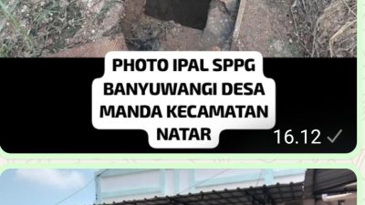 Diduga Kuat Instalasi Pengolahan Air Limbah (IPAL) SPPG Banyuwangi Natar Tidak layak SNI Sesuai Badan Standarisasi Nasional