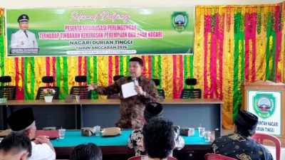 Nagari Durian Tinggi Peduli PPPA, Haryadi :Kita Bangga UU PPRT Disahkan Di Momentum Kartini dan Jelang May Day