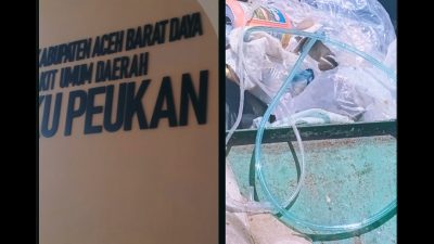 Diduga Sampah Domestik Bercampur B’3 Belakang RSUD Teungku Peukan..Bahaya Mengintai