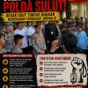 PERS BUKAN MUSUH. Ratusan Wartawan Kepung Polda Sulut, Desak Usut Tuntas Dugaan Kekerasan